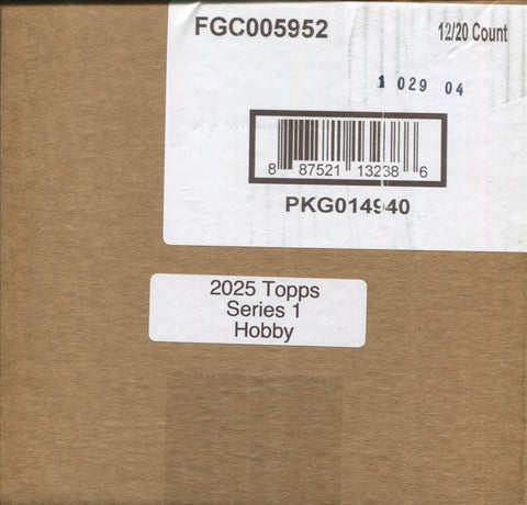 2025 Topps Series 1 Baseball Hobby, 12 Box Case *RELEASES 2/12*