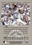 1996 Bret Saberhagen Leaf Signature Series AUTOGRAPH AUTO Colorado Rockies