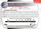 2025 Didier Fuentes Bowman Chrome Prospects GREEN GEOMETRIC REFRACTOR 12/99 #BCP-87 Atlanta Braves
