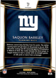2018 Saquon Barkley Panini Select CONCOURSE SILVER PRIZM ROOKIE RC #17 New York Giants
