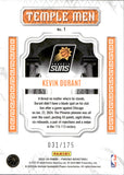 2023-24 Kevin Durant Panini Phoenix TEMPLE MEN GREEN LAZER 31/175 #1 Phoenix Suns