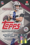 2026 Topps Football Blaster, Box *2 BOX MAX PER CUSTOMER*