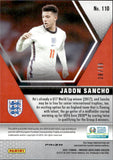 2021 Jadon Sancho Panini Mosaic UEFA EURO 2020 DISCO BLUE PRIZM 38/99 #110 England