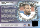 2020 Mike Jones Topps Finest FINEST MOMENTS AUTOGRAPH REFRACTOR AUTO #FM19 St. Louis Rams