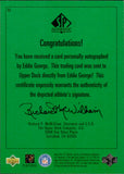 1998 Eddie George Upper Deck SP Authentic PLAYER'S INK AUTOGRAPH AUTO #EG Houston Oilers