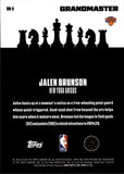 2025-26 Jalen Brunson Topps Pristine GRAND MASTER SP! #GM-5 New York Knicks