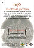 1998 Michael Jordan Upper Deck MJx TIMELINE #39 Chicago Bulls