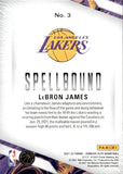2021-22 LeBron James Panini Donruss Elite SPELLBOUND "B" #3 Los Angeles Lakers 1