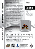 2023-24 Milos Kelemen Upper Deck Premier ROOKIE AUTO PATCH 146/249 RC AUTOGRAPH #AR-MI Arizona Coyotes