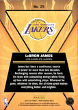 2024-25 LeBron James Panini NBA Hoops HIGH VOLTAGE #25 Los Angeles Lakers