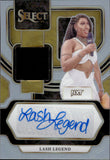 2024 Lash Legend Panini Select HOLO SILVER SHIRT AUTO 47/99 AUTOGRAPH RELIC #AM-LSL NXT