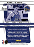 2024-25 Quinten Post Panini Prizm Deca BLUE PRIZM ROOKIE AUTOGRAPH 7/49 RC AUTO #PDS-POS Golden State Warriors