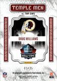 2025 Doug Williams Panini Phoenix TEMPLE MEN GREEEN AUTOGRAPH 3/25 AUTO #TMP-DWS Washigton Redskins