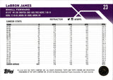 2023-24 Lebron James Topps Chrome REFRACTOR #23 Los Angeles Lakers