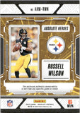 2024 Russell Wilson Panini Absolute ABSOLUTE HEROES JERSEY RELIC 112/250 #AHM-RWN Pittsburgh Steelers