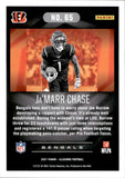 2021 Ja'Marr Chase Panini Illusions PINK ROOKIE 129/399 RC #65 Cincinnati Bengals