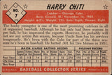 1953 Harry Chiti Bowman Color #7 Chicago Cubs BV$40