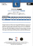 2025-26 Cooper Flagg Topps ROOKIE RC #201 Dallas Mavericks