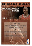 1995-96 Michael Jordan Topps Finest HOT STUFF #HS1 Chicago Bulls *WITH COATING*