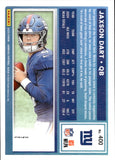 2025 Jaxson Dart Panini Donruss Optic RATED ROOKIE PINK PRIZM RC #400 New York Giants