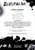 2025-26 Jimmy Carson Upper Deck Detroit Red Wings Centennial OCTOPUS INK AUTOGRAPH AUTO #OI-CA Detroit Red Wings
