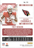 2024 Trey Benson Panini Contenders ROOKIE TICKET AUTOGRAPH RC AUTO #119 Arizona Cardinals