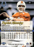 1998 Peyton Manning Fleer Ultra ROOKIE RC #201 Indianapolis Colts 3