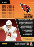 2023 Michael Wilson Panini Zenith NO HUDDLE AUTOGRAPH ROOKIE AUTO RC #170 Arizona Cardinals