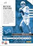 2020 Matthew Stafford Panini Absolute RED SQUARES 69/199 #8 Detroit Lions