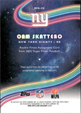 2025 Cam Skattebo Topps Finest ROOKIE AUTOGRAPH RC AUTO #RFA-CS New York Giants