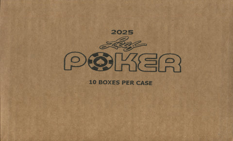 2025 Leaf Metal Poker Hobby, 10 Box Case *RELEASES 2/28*