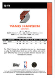 2025-26 Yang Hansen Topps 1980-81 CHROME MOJO 45TH ANNIVERSARY ROOKIE RC #TC-YH Portland Trail Blazers