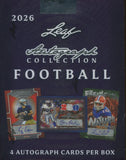 2026 Leaf Autograph Collection Football Hobby, 10 Box Case *RELEASES 9/23*