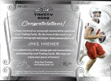 2023 Jake Haener Leaf Trinity ROOKIE JUMBO PATCH AUTO 16/50 AUTOGRAPH RELIC RC #PA-JH1 New Orleans Saints