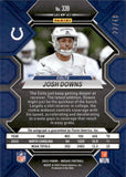 2023 Josh Downs Panini Mosaic PURPLE PRIZM ROOKIE AUTOGRAPH 27/49 RC AUTO #339 Indianapolis Colts