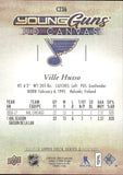 2017-18 Ville Husso Upper Deck SERIES TWO YOUNG GUNS UD CANVAS ROOKIE RC #C236 St. Louis Blues