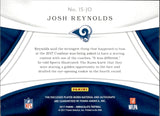 2017 Josh Reynolds Panini Immaculate Collection ROOKIE PATCHES SIGNATURES AUTOGRAPH AUTO RC 28/99 #IS-JO Los Angeles Rams
