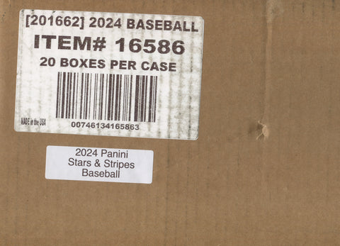 2024 Panini Stars & Stripes USA Baseball Hobby, 20 Box Case