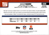 2025 Malik Nabers Topps Chrome LIGHTBOARD LOGO REFRACTOR #225 New York Giants