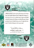 2001 Rich Gannon Tim Brown Upper Deck MVP SOUVENIRS GAME-USED FOOTBALL #GB Oakland Raiders