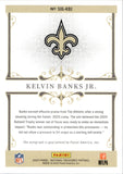 2025 Kelvin Banks Jr. Panini National Treasures ROOKIE SIGNATURES AUTOGRAPH 97/99 RC AUTO #SIG-KBJ New Orleans Saints