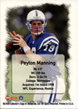 1998 Peyton Manning Collector's Edge GOLD ROOKIE RC Indianapolis Colts 1