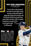 2024 Pete Crow-Armstrong Topps UPDATE SERIES BLACK GOLD ROOKIE RC #BG-15 Chicago Cubs