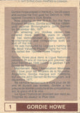 1977-78 Gordie Howe O-PEE-CHEE 1,000TH GOAL #1 New England Whalers