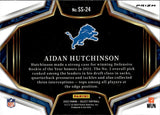 2022 Aidan Hutchinson Panini Select SNAPSHOTS SILVER PRIZM ROOKIE RC #SS-24 Detroit Lions