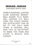1994-95 Michael Jordan Sports Stars USA #98 Chicago White Sox