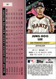 2025 Jung Hoo Lee Topps Cosmic Chrome GOLD INTERSTELLAR REFRACTOR 10/50 #64 San Francisco Giants