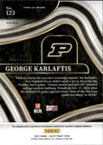 2022 George Karlaftis Panini Select Draft Picks FIELD LEVEL BLACK/GOLD SQUARES ROOKIE PRIZM 48/50 RC #123 Purdue Boilermakers Kansas City Chiefs
