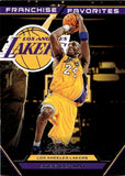 2012-13 Kobe Bryant Panini Prestige FRANCHISE FAVORITES #10 Los Angeles Lakers HOF
