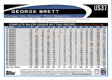 2012 George Brett Topps Update BLUE FINGER SP PHOTO VARIATION #US37 Kansas City Royals